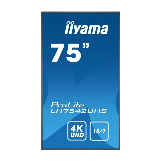 Monitor wielkoformatowy iiyama Prolite LH7542UHS-B3 IPS 4K UHD 18/7 Android FailOver